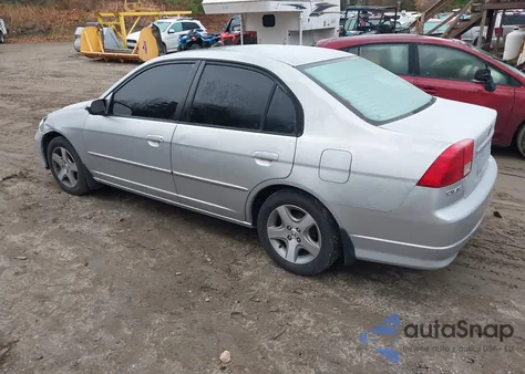 2004 Honda Civic Ex z USA, uszkodzony, nr VIN 2HGES25794H556103